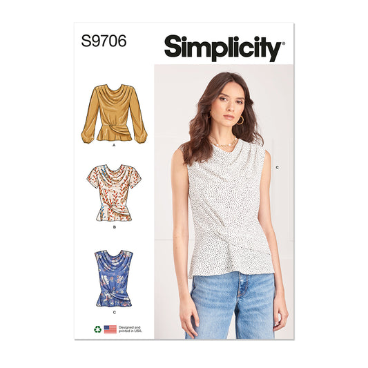 SIMPLICITY S9706 Misses' Top