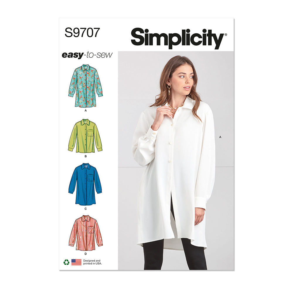 SIMPLICITY S9707 Misses' Shirt
