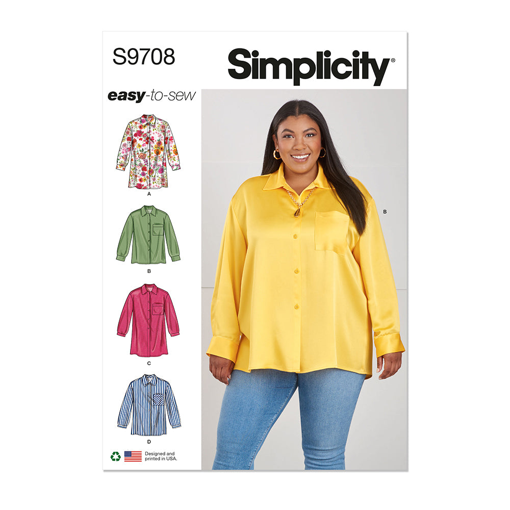 SIMPLICITY S9708 Women’s Shirt
