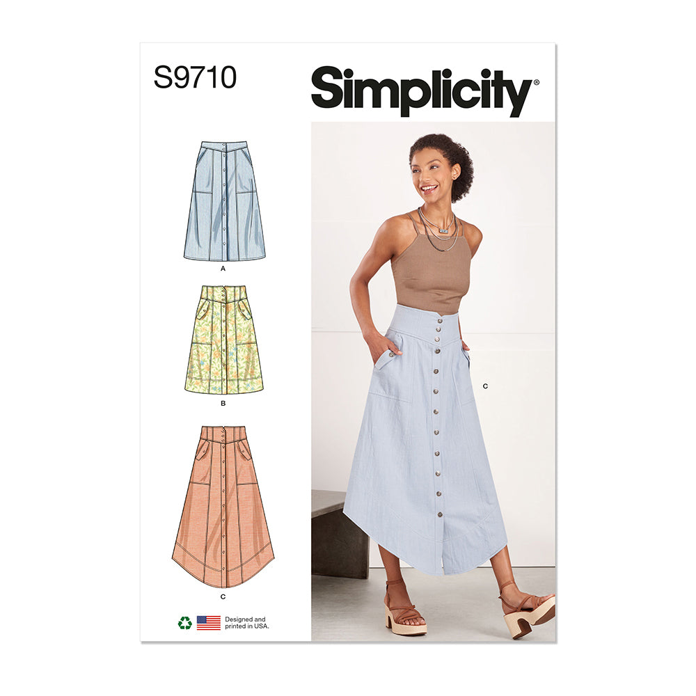 SIMPLICITY S9710 Misses' Skirts