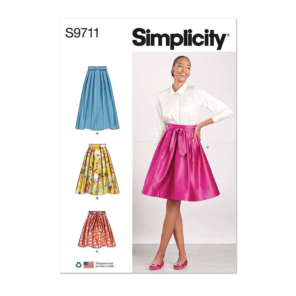 SIMPLICITY S9711 Misses' Skirts