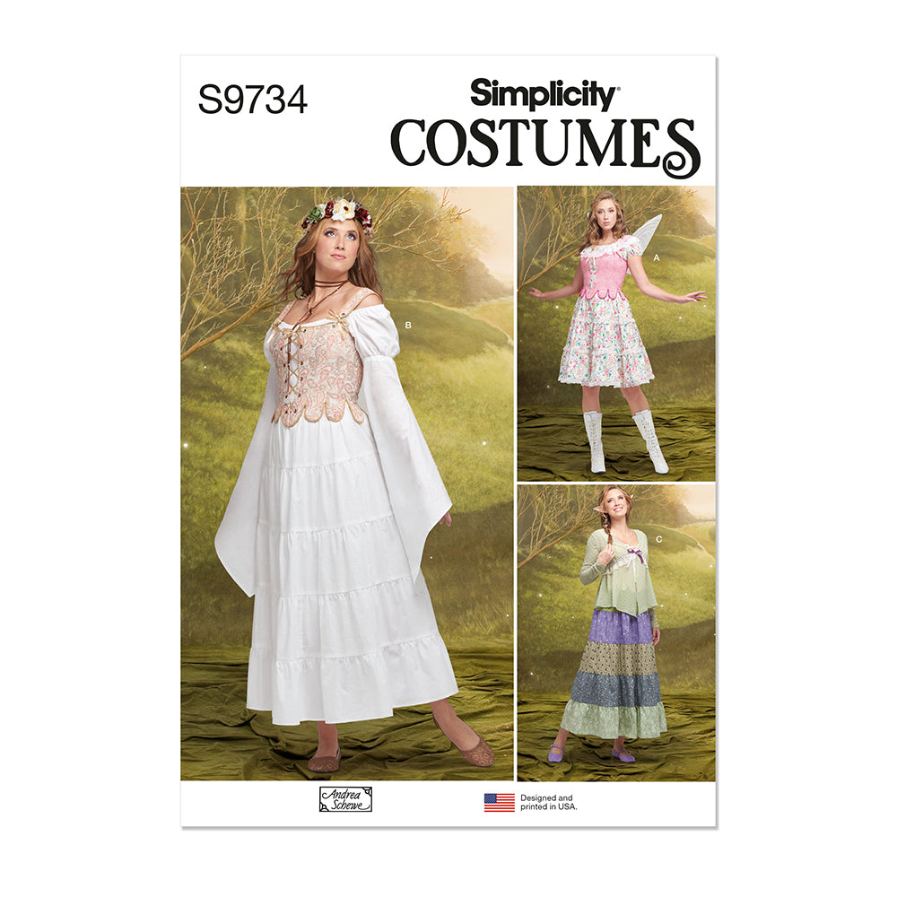 SIMPLICITY S9734 Misses' Costume By Andrea Schewe Designs