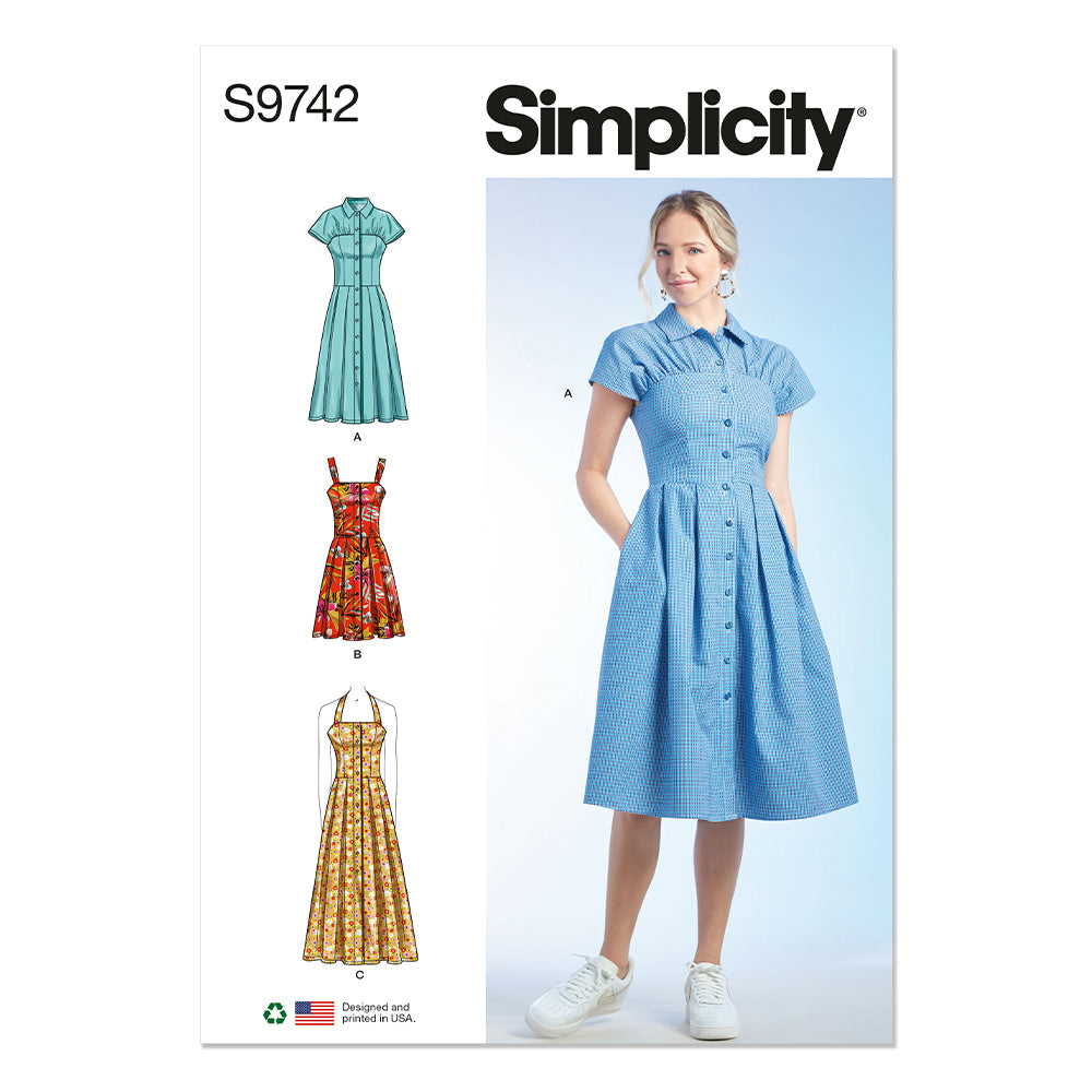 SIMPLICITY S9742 Misses' Dress