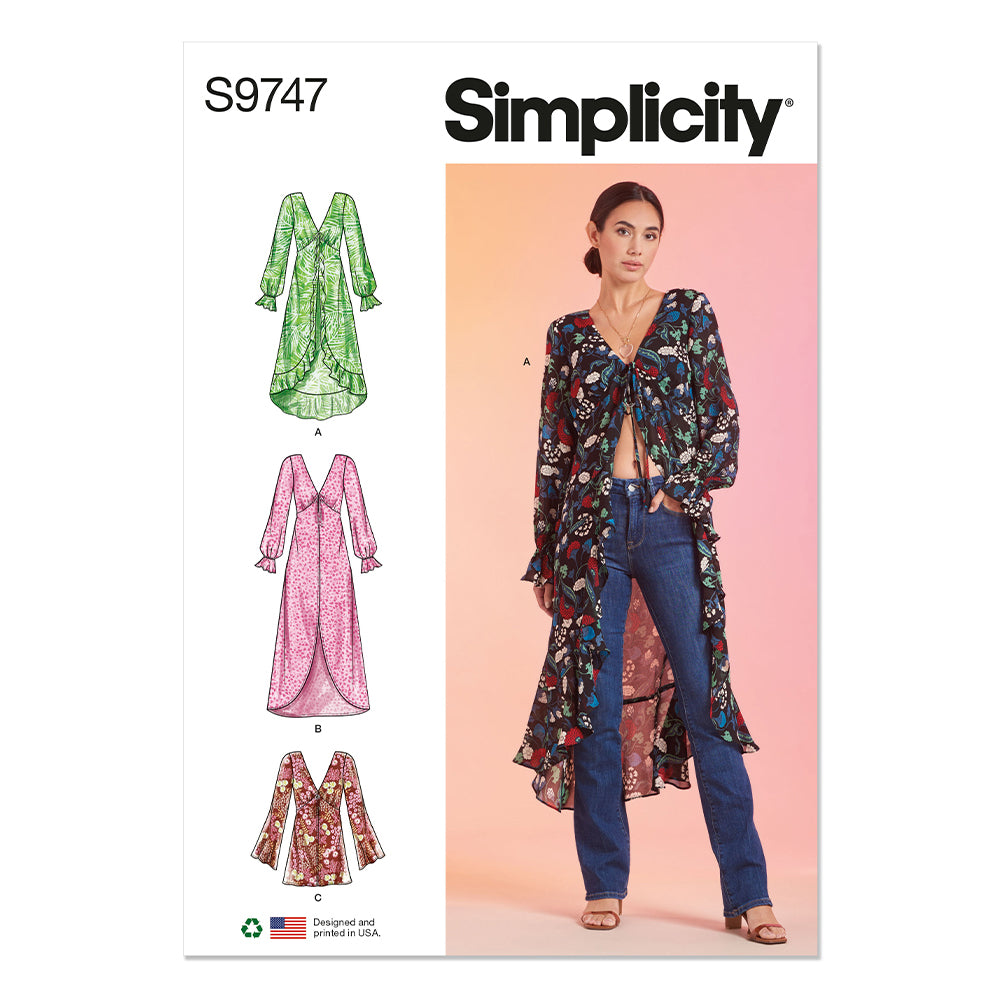 SIMPLICITY S9747 Misses' Dusters