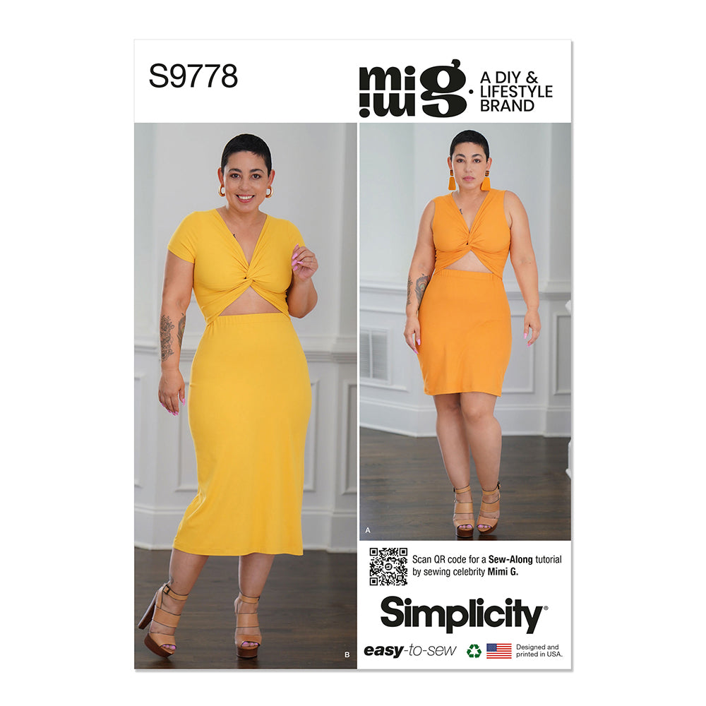 SIMPLICITY S9778 Misses' Knit Dress In Two Lengths By Mimi G Style