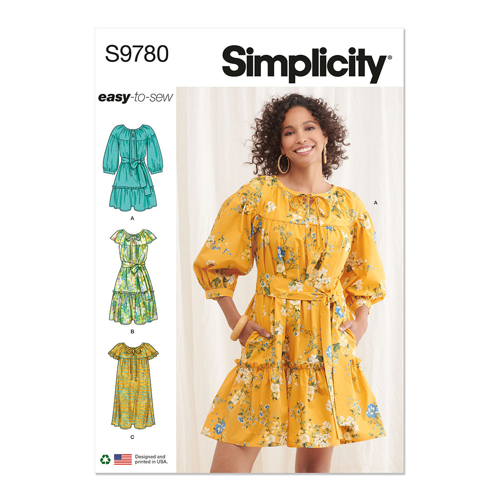 SIMPLICITY S9780 Misses' Dress