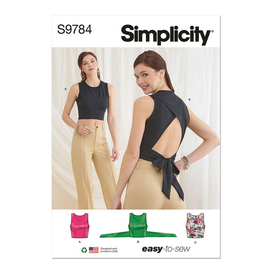 SIMPLICITY S9784 Misses' Knit Top