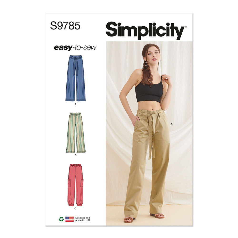 SIMPLICITY S9785 Misses' Pants