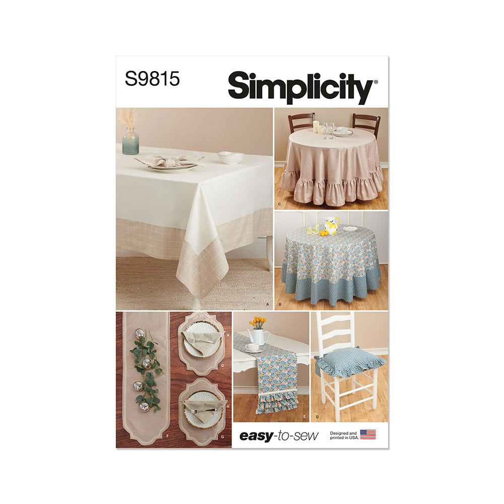 SIMPLICITY S9815 Tabletop Décor