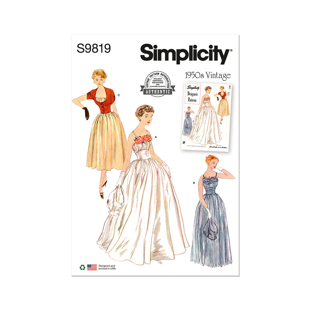 SIMPLICITY S9819 Misses' Dress And Jacket