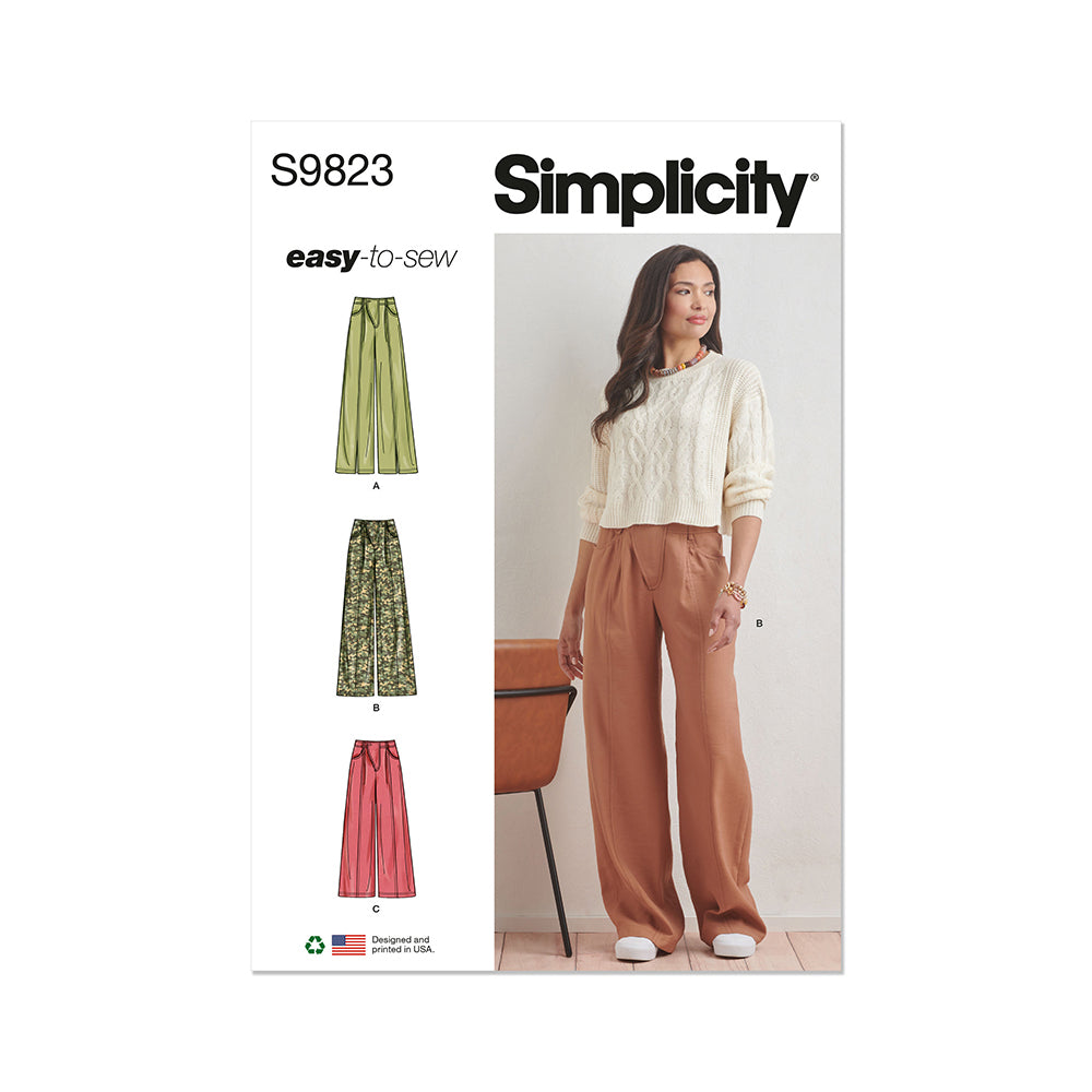 SIMPLICITY S9823U5 Misses' Pants