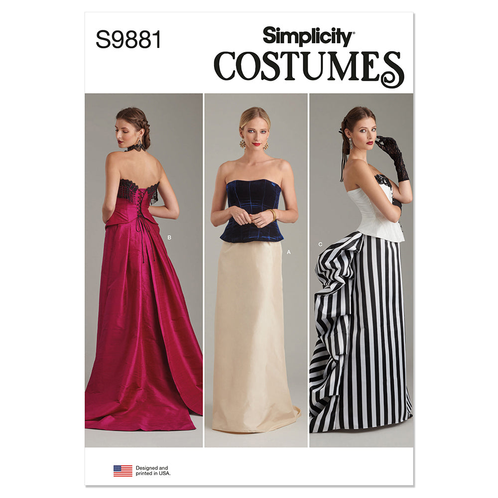SIMPLICITY S9881 Misses' Skirts
