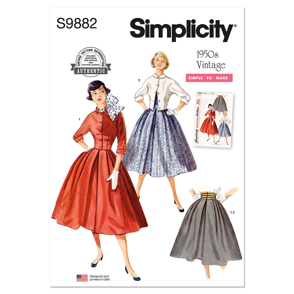 SIMPLICITY S9882 Misses' Skirt And Jacket