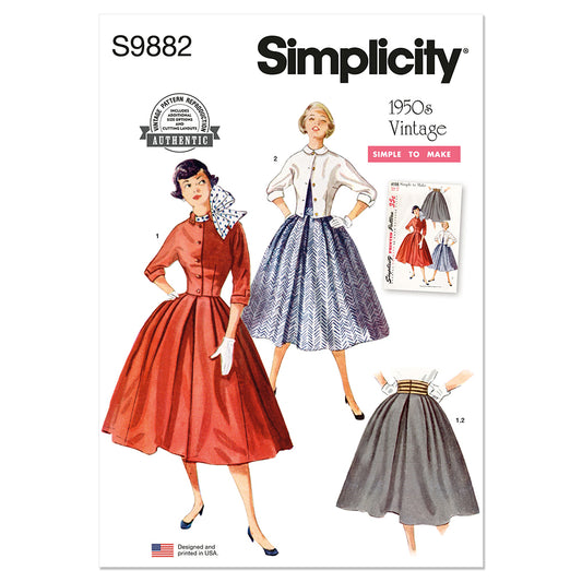 SIMPLICITY S9882 Misses' Skirt And Jacket