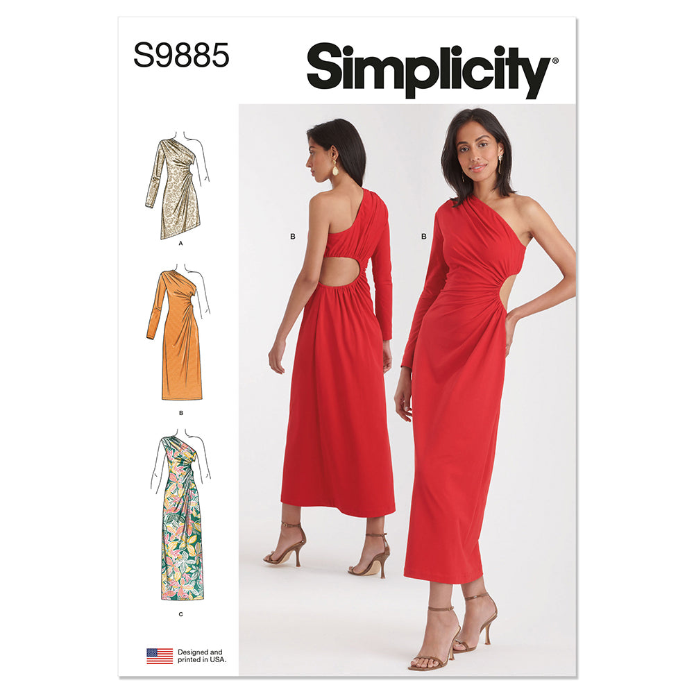 SIMPLICITY S9885 Misses' Knit Dress In Three Lengths