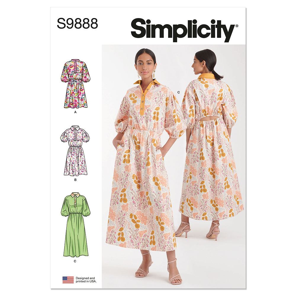 SIMPLICITY S9888 Misses' Dresses