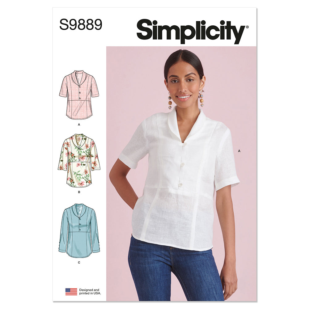 SIMPLICITY S9889 Misses' Tops