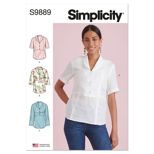 SIMPLICITY S9889 Misses' Tops
