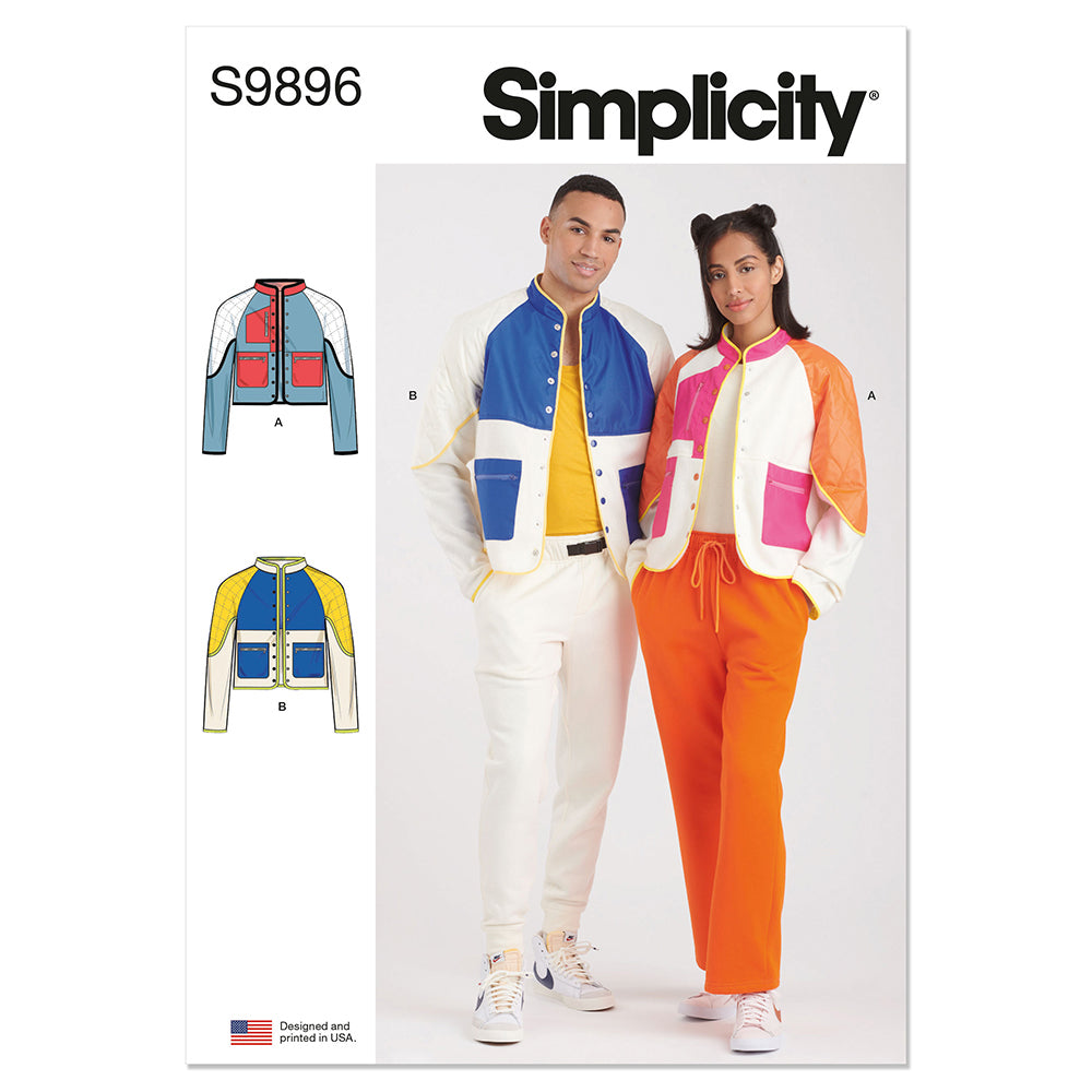 SIMPLICITY S9896 Unisex Jacket In Two Lengths
