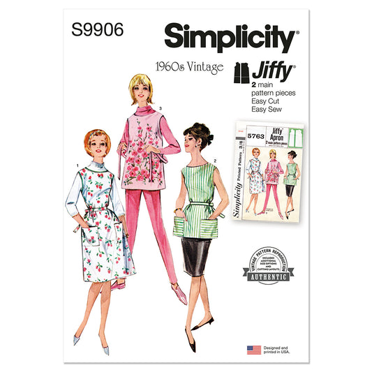SIMPLICITY S9906 Misses' Apron In Two Lengths