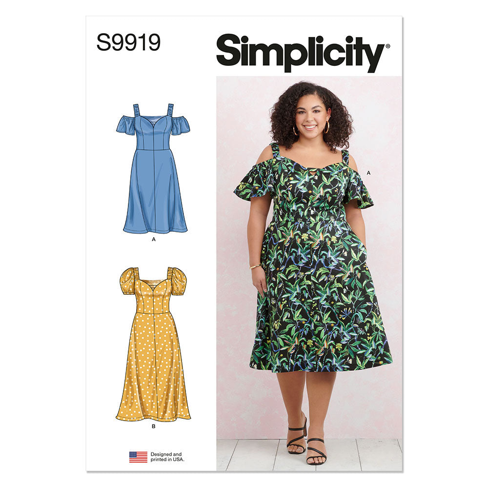 SIMPLICITY S9919 Women'S Dress With Sleeve And Length Variations
