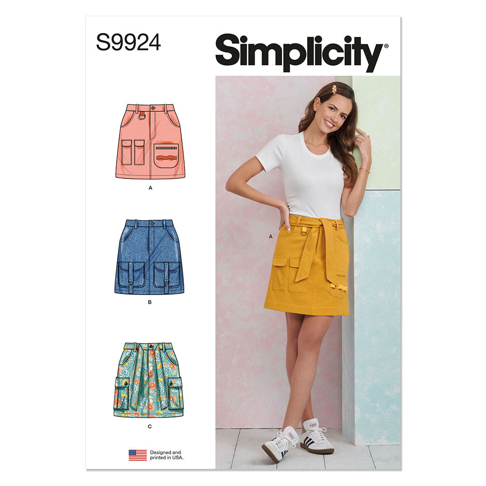 SIMPLICITY  S9924 Misses' Cargo Skirts