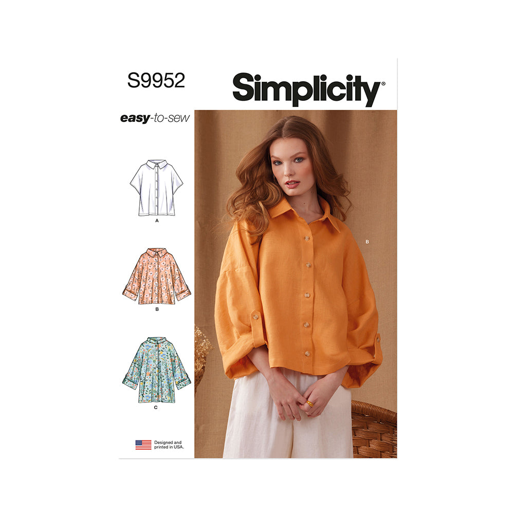 SIMPLICITY S9952 Misses' Shirts