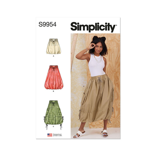 SIMPLICITY S9954 Misses' Skirts