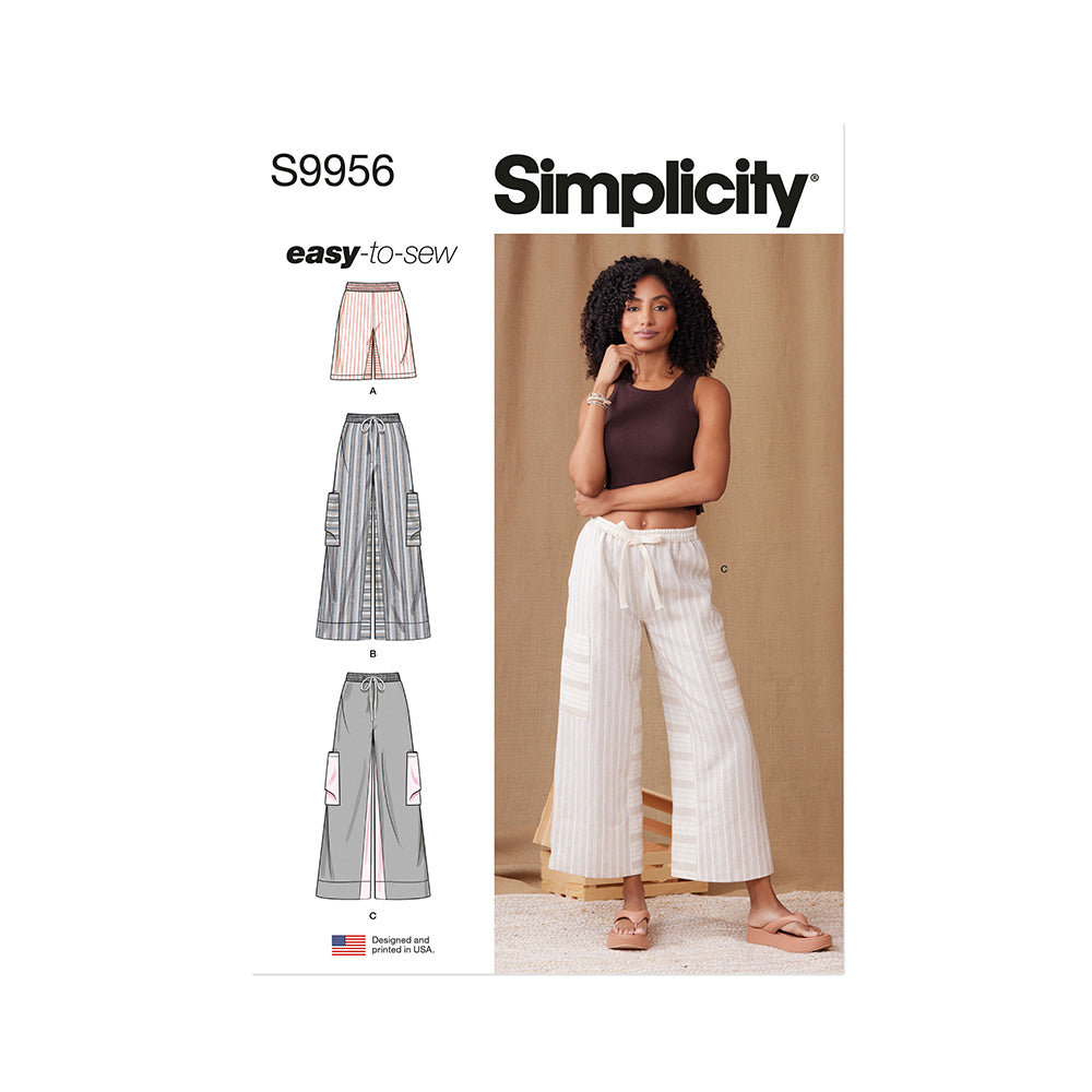 SIMPLICITY S9956 Misses' Shorts And Pants