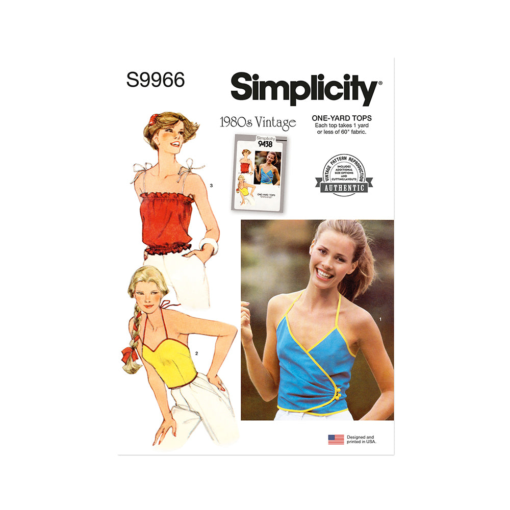 SIMPLICITY S9966 Misses' Tops