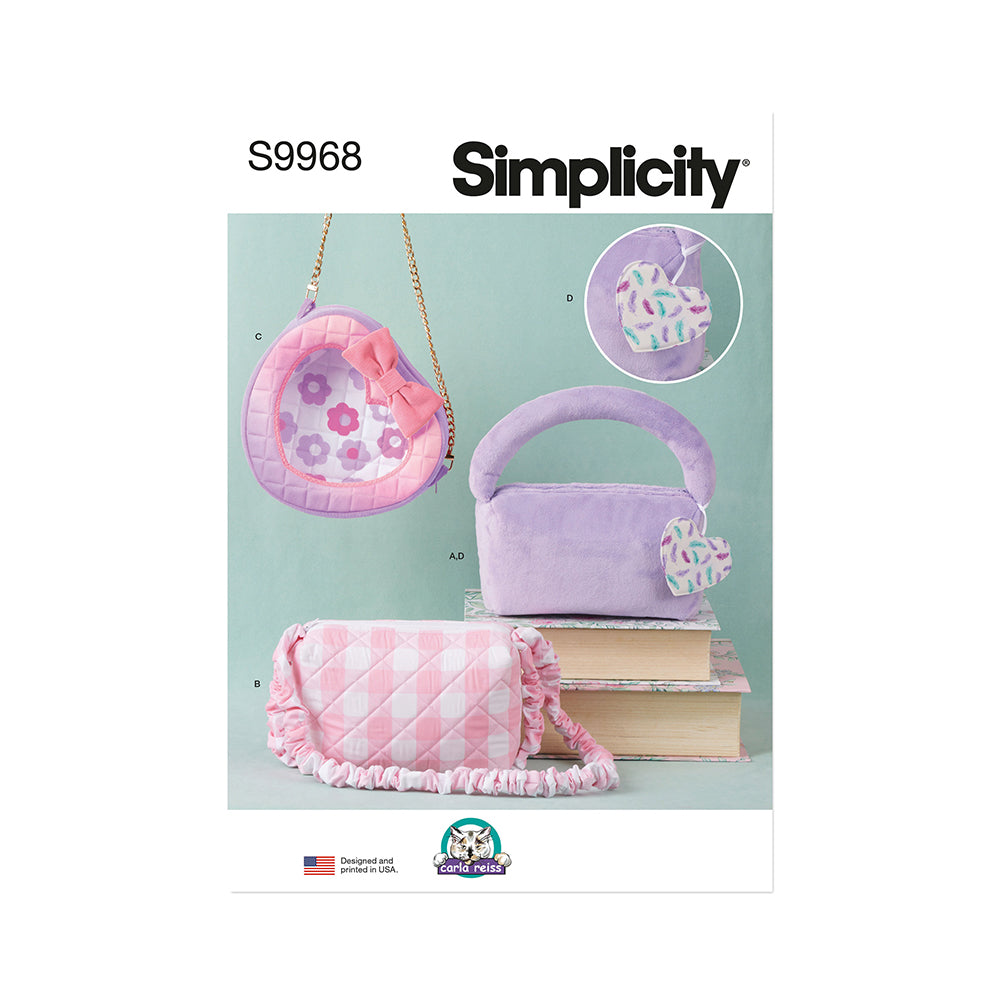 SIMPLICITY S9968 Bags and Charm by Carla Reiss Design