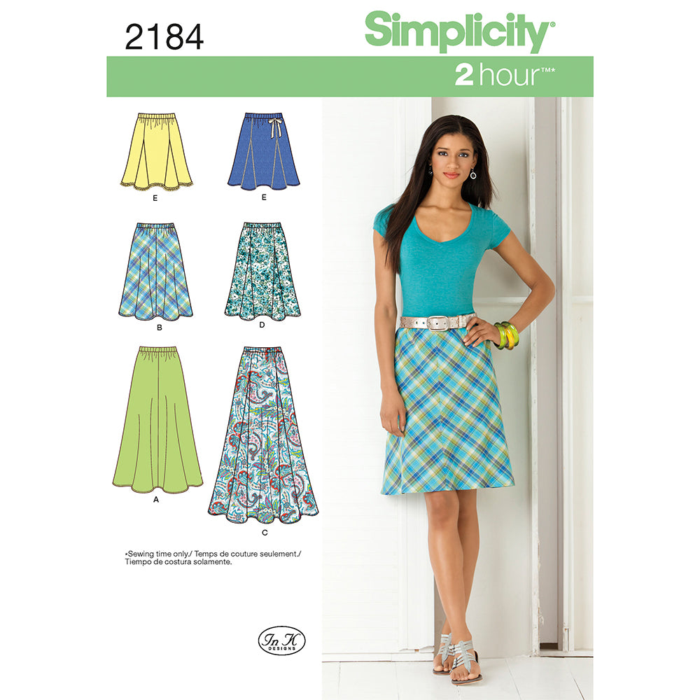 SIMPLICITY 2184 Misses' Skirt Pants