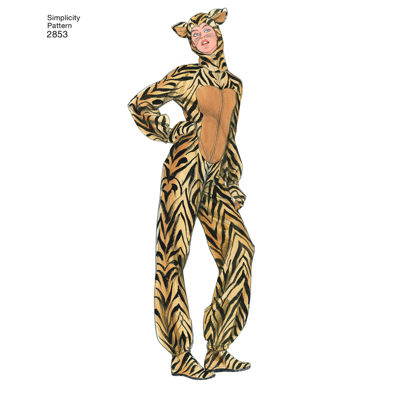 SIMPLICITY 2853 Adults' Costume
