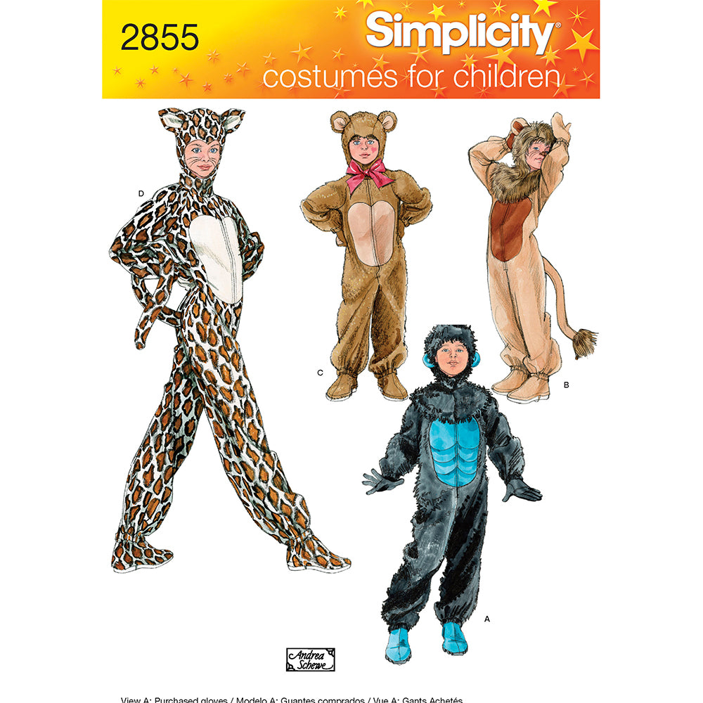 SIMPLICITY 2855 Children’s Costume