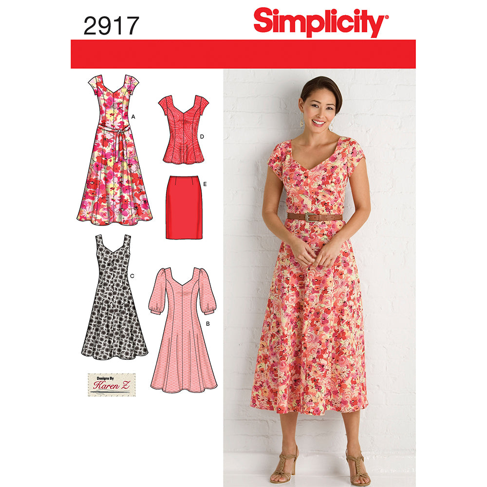 SIMPLICITY 2917 Misses' Dress