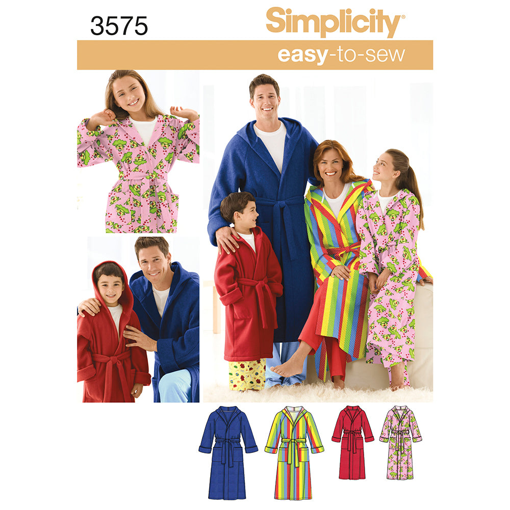 SIMPLICITY 3575 Unisex Sleepwear