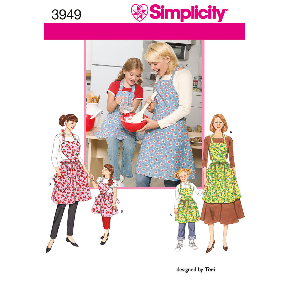 SIMPLICITY 3949 Aprons