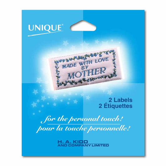 UNIQUE Woven Label – Love Mother – Rose