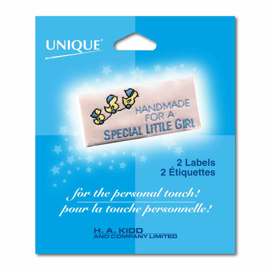 UNIQUE Woven Label – Handmade For A Special Little Girl