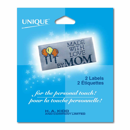 UNIQUE Love Label – Love Mom – Medium Blue