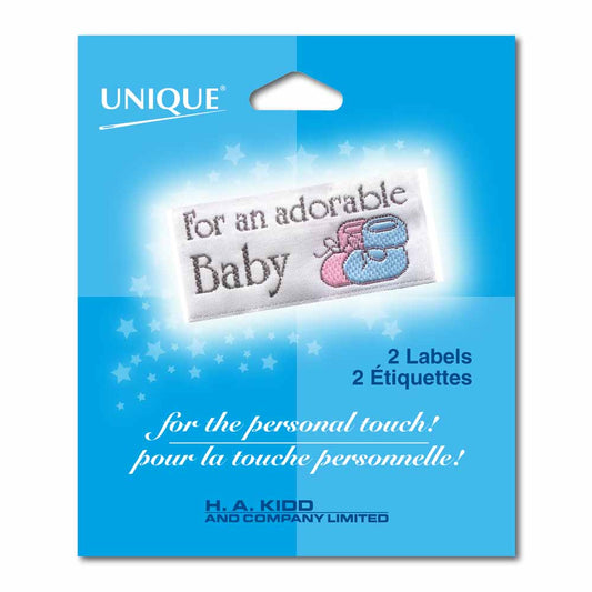 UNIQUE Love Label – For an Adorable Baby – White