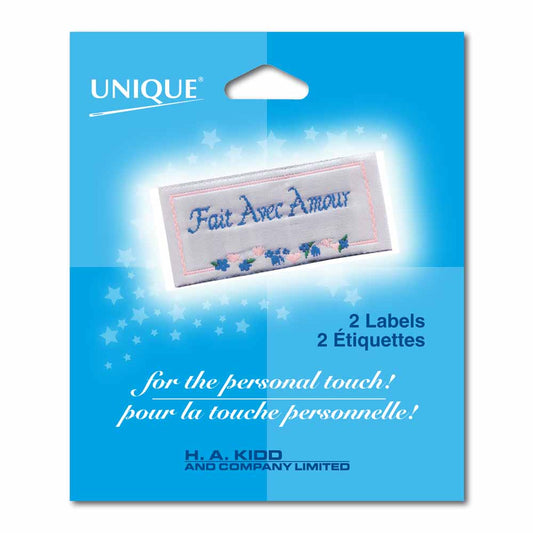 UNIQUE Love Label – Fait avec amour