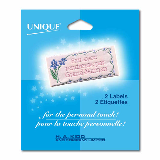 UNIQUE Love Label – Fait avec tendresse par Grand‑maman