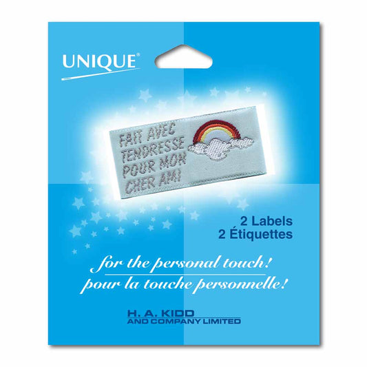 UNIQUE Love Label – cher ami – Light Blue