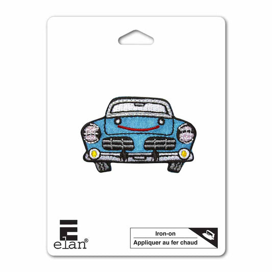 ELAN Motif - Blue Vintage Car - 60mm
