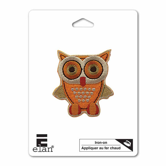 ELAN Motif - Orange Owl - 65mm