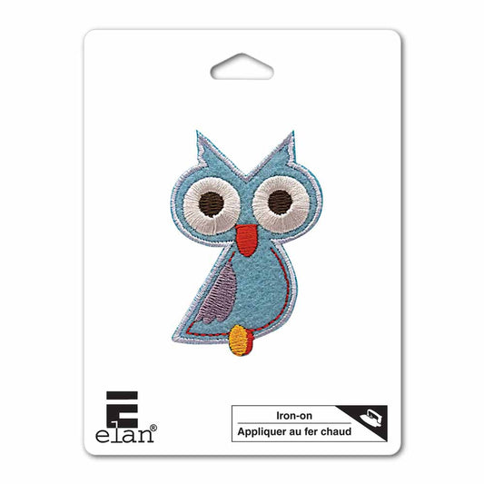 ELAN Motif - Turquoise Owl - 55mm
