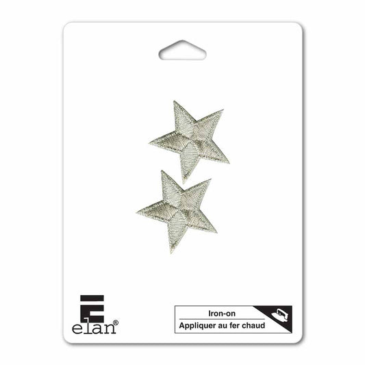 ELAN Motif - Silver Star - 20mm