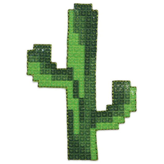 ELAN Motif - Pixelated Green Cactus