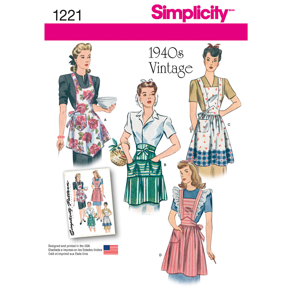 SIMPLICITY 1221 Aprons